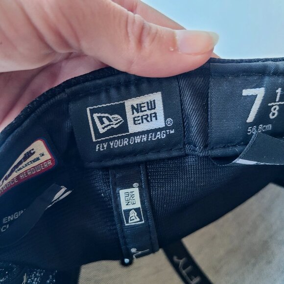 San Francisco Giants 59FIFTY New Era Black & Orange Baseball Hat Size 7 1/8 - Picture 8 of 8